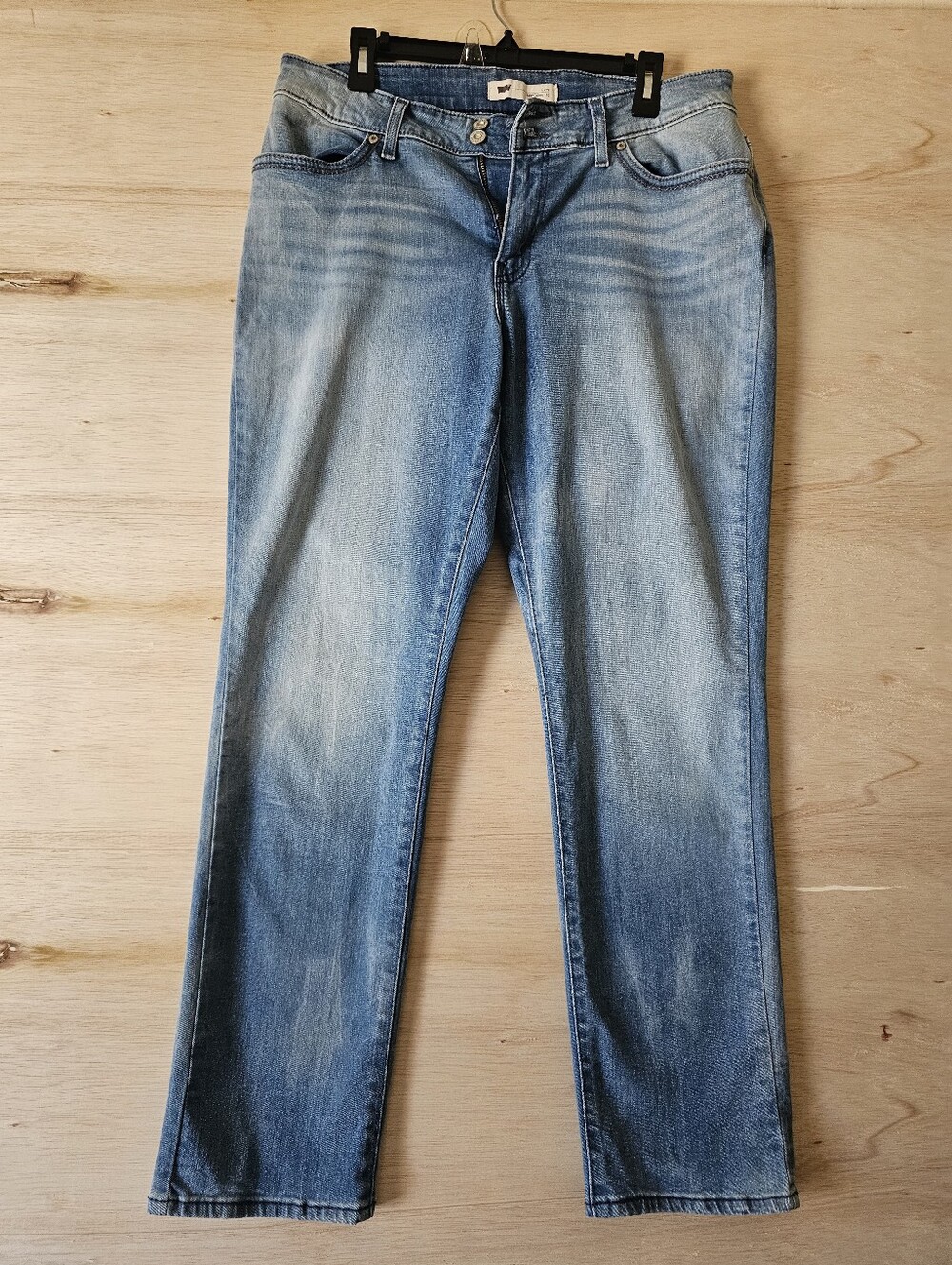 Levi's 529 Curvy Skinny Leg Jeans Light Wash Blue Women's Size 16M (W33 L32)